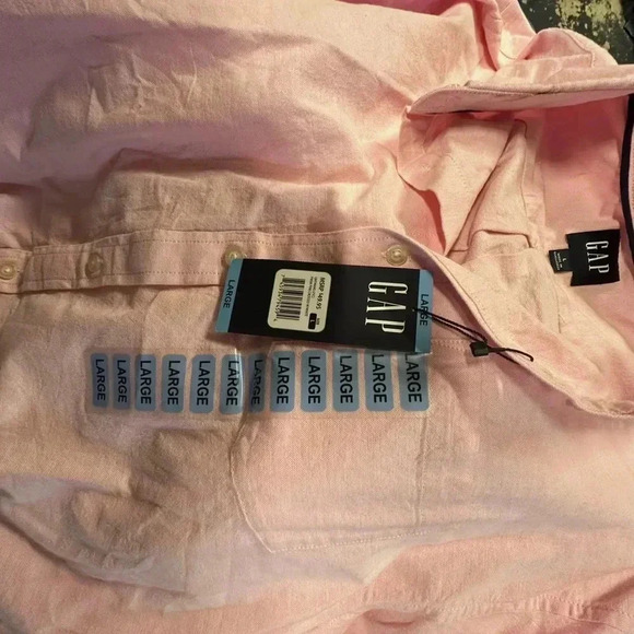 GAP Pink Casual Button Down Shirt - Picture 4 of 5